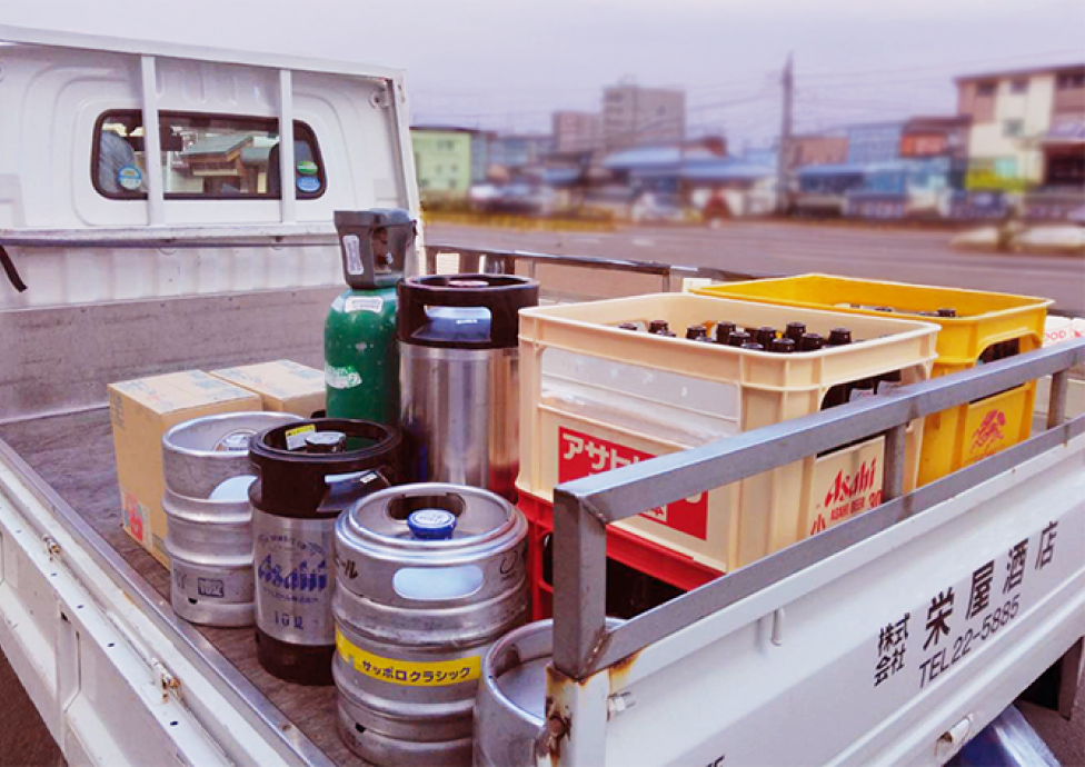 お酒の配達